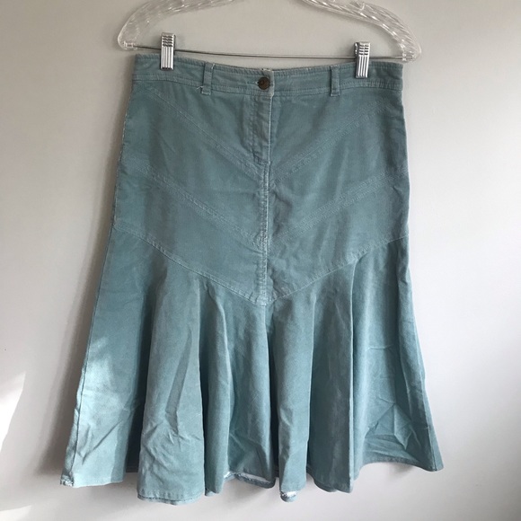 Dresses & Skirts - COPY - SITWELL Anthropologie corduroy skirt sage sz 2